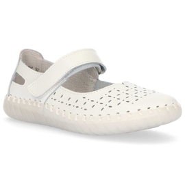 Sapatos de couro Filippo DP1262 / 20 Wh branco 2