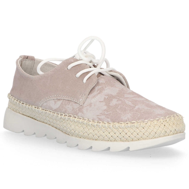 Sapatos de couro Filippo DP701 / 20 Bege 2