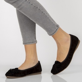 Bailarinas de couro Filippo DP1206 / 20 Bk preto 2