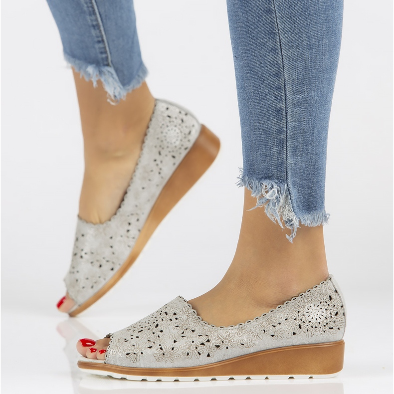 Sapatos Filippo DP1399 / 20 Si Silver prata cinza 1