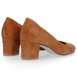 Bombas Filippo 1512 Velour Kork castanho 2