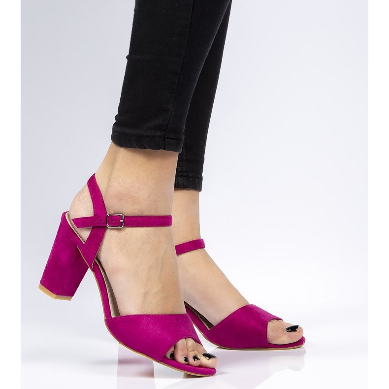 Sandálias Filippo DS777 / 20 Fh Fuchsia vermelho rosa 2