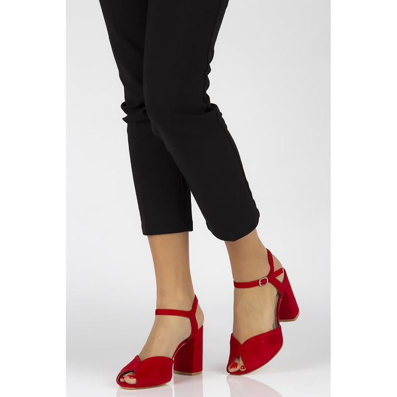 Sandálias vermelhas Filippo DS1282 / 20 Rd vermelho 1