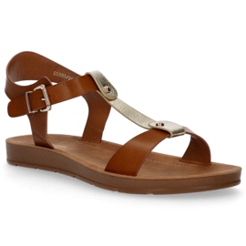 Sandálias castanhas Filippo DS105 / 20 Br castanho amarelo 1