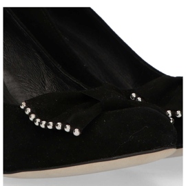 Sapatos Filippo 1430 Camurça preta preto 1