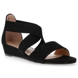 Sandálias pretas Filippo DS1363 / 20 Bk preto 2