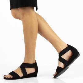 Sandálias pretas Filippo DS1363 / 20 Bk preto 1