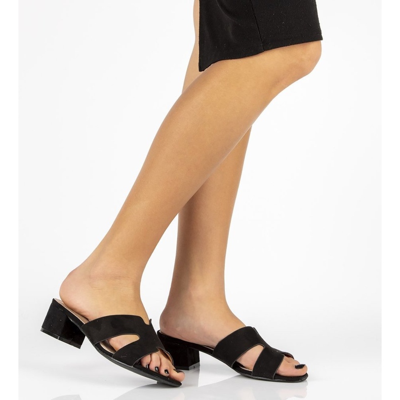 Chinelos pretos Filippo DK1358 / 20 Bk 1