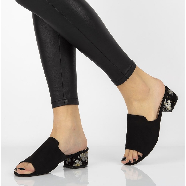 Chinelos pretos Filippo DK1359 / 20 Bk 1