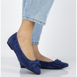 Bailarinas de couro Filippo DP1329 / 20 Nv azul marinho 1