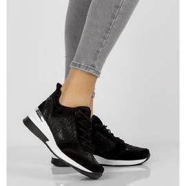 Tênis de couro Filippo DP1505 / 20 Bk preto 2