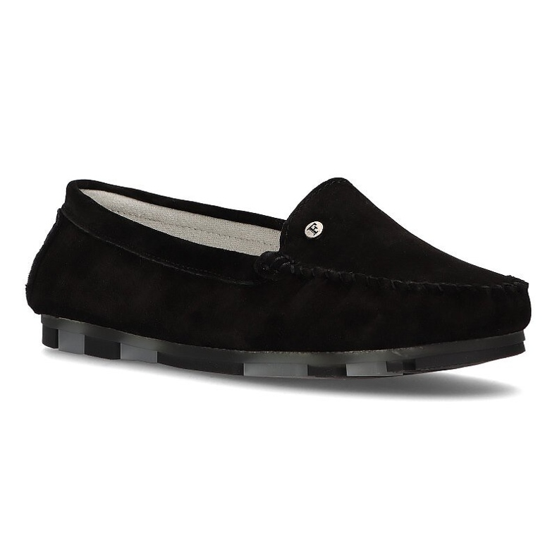 Mocassins de couro Filippo DP2037 / 21 Bk preto 1