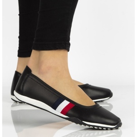 Sapatos de couro Filippo DP2063 / 21 Bk preto 2