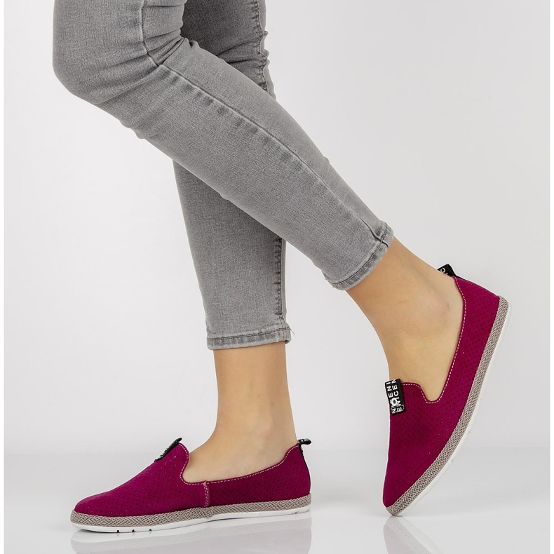 Sapatos de couro Filippo DP081 / 21 Fh Borgonha vermelho 2