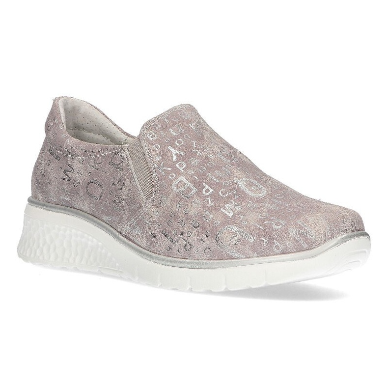 Sapatos de couro Filippo DP1325 / 21 Gr cinza 1