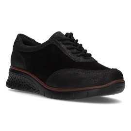 Sapatos de couro Filippo DP1509 / 21 Bk preto 1