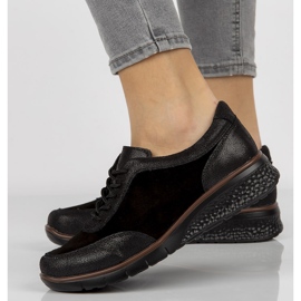 Sapatos de couro Filippo DP1509 / 21 Bk preto 2