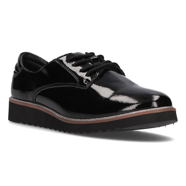 Sapatos de couro Filippo DP1514 / 21 Bk preto 1