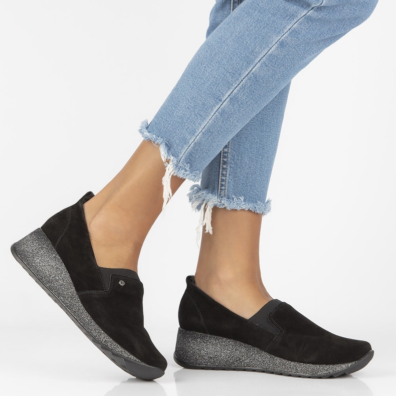 Tênis de couro Filippo DP1500 / 21 Bk preto 1