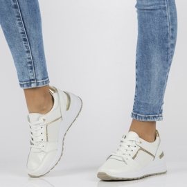 Tênis de couro Filippo DP2003 / 21 Wh branco 1