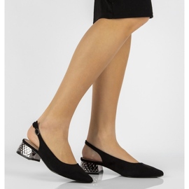 Salto alto preto FILIPPO DP2095 / 21 Bk 1