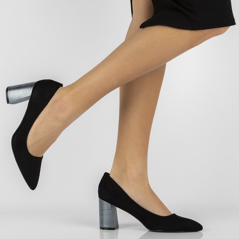 Salto alto preto FILIPPO DP2324 / 22 Bk 1