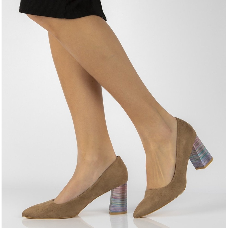 Salto alto FILIPPO DP2324 / 22 bege 1 Salto alto FILIPPO DP2324 / 22 bege 1