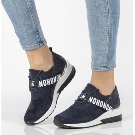 Tênis de couro Filippo DP1388 / 21 Nv azul marinho 1