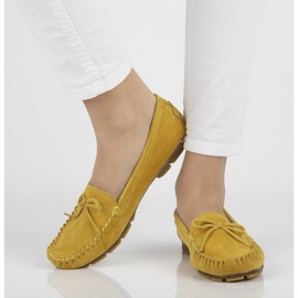 Mocassim de couro Filippo DP1204 / 21 Yl amarelo 1