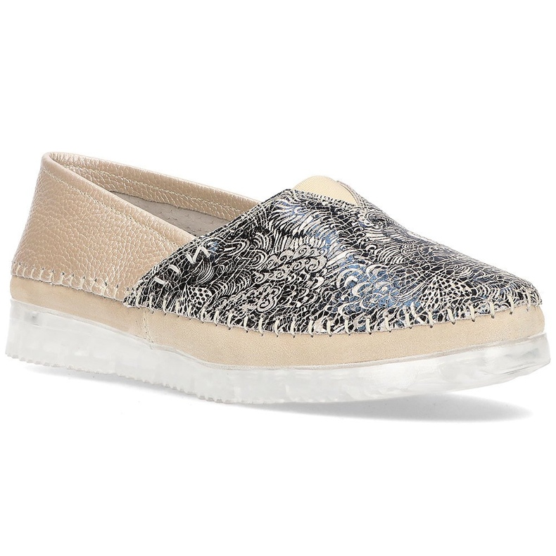 Sapatos de couro Filippo DP2147 / 21 Bege multicolorido 1 Sapatos de couro Filippo DP2147 / 21 Bege multicolorido 1