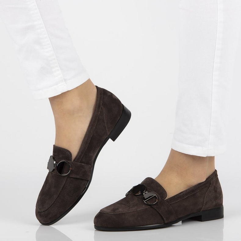 Mocassim de couro Filippo DP2148 / 21 Br marrom 1