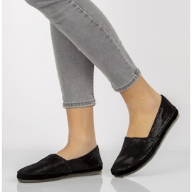 Bailarinas de couro Filippo DP031 / 21 Bk preto 2