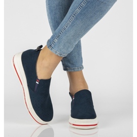 Sapatos de couro Filippo DP2009 / 21 Nv azul marinho azul-marinho 1