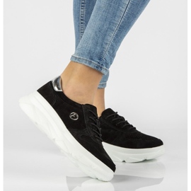 Tênis de couro Filippo DP2138 / 21 Bk preto 1