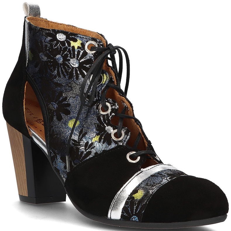 Sapatos de couro Filippo 03938-01 Preto 1