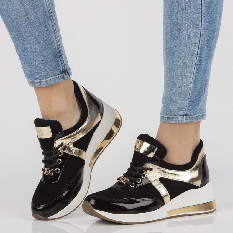 Tênis de couro Filippo 086 preto 1