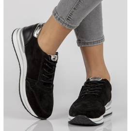 Tênis de couro Filippo DP2049 / 21 Bk preto 1