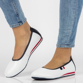 Bailarinas de couro Filippo DP2171 / 21 Wh branco 2 Bailarinas de couro Filippo DP2171 / 21 Wh branco 2