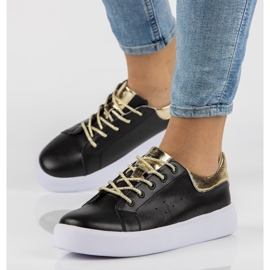 Sapatos de couro Filippo DP2157 / 21 Bk preto 1