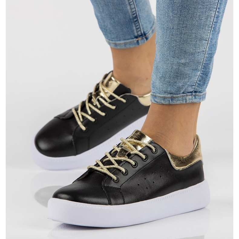 Sapatos de couro Filippo DP2157 / 21 Bk preto 1