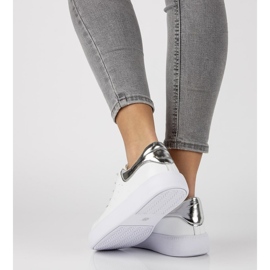 Sapatos de couro Filippo DP2157 / 21 Wh branco 2