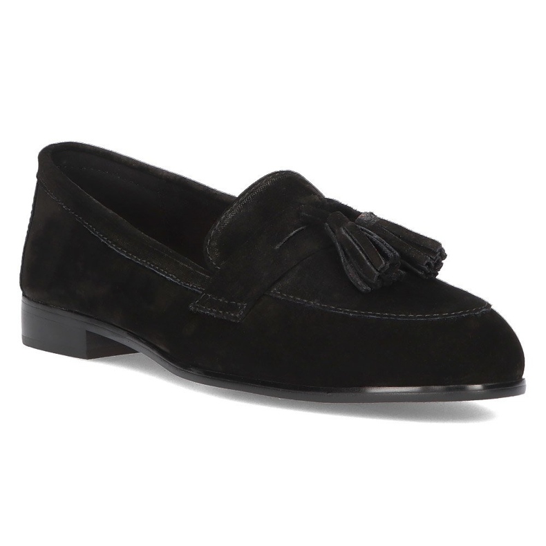 Mocassins de couro Filippo DP2149 / 21 Bk preto 1