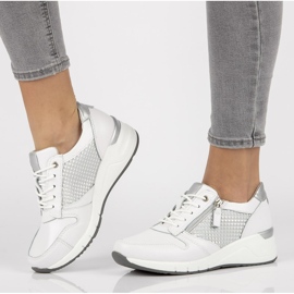 Tênis de couro Filippo DP2052 / 21 Wh branco 1