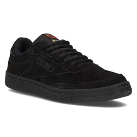 Sapatos de couro Filippo MSP2123 / 21 Bk preto 1
