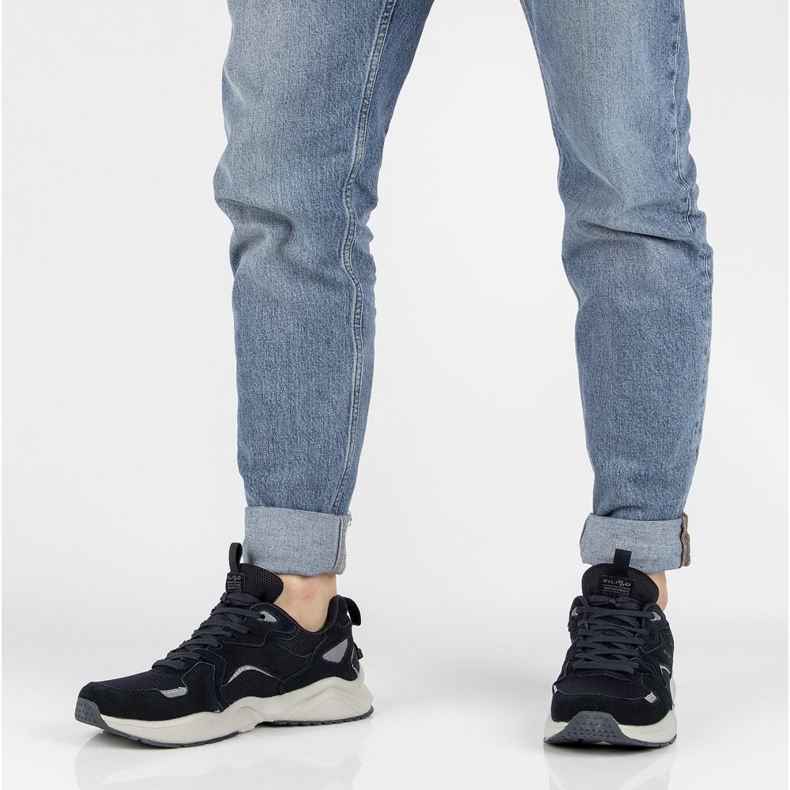 Tênis de couro Filippo MSP2119 / 21 Nv azul marinho azul-marinho 2