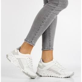 Tênis de couro Filippo DP2008 / 21 Wh branco 1