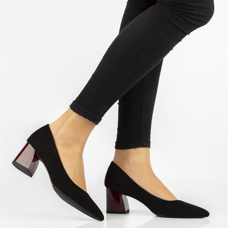 Bombas pretas Filippo DP2382 / 21 Bk Rd preto 2