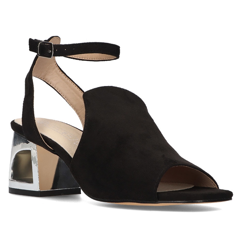 Sandália preta de salto alto Filippo DS2107 / 21 Bk preto 1