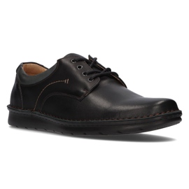 Sapatos de couro Filippo 5304-1 preto 1