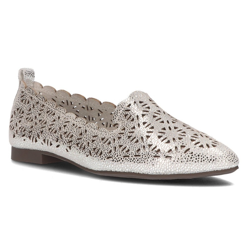 Lordes de couro Filippo DP2039 / 21 Si prata 1